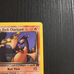 Dark Charizard 21/82 Rare Non Holo Team Rocket Pokemon Card - Image 2