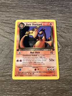 2000 Pokemon Team Rocket 1st Edition Dark Charizard #21/82 (Non Holo) - Image 1