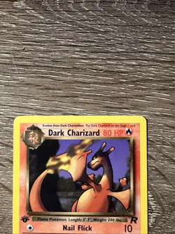 2000 Pokemon Team Rocket 1st Edition Dark Charizard #21/82 (Non Holo) - Image 5
