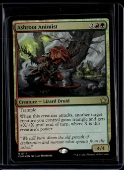 Ashroot Animist - 117 - Foil - FDN - NM - MTG Magic the Gathering - Image 1