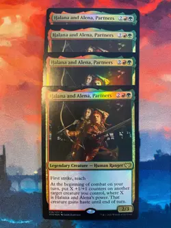 MTG Innistrad Crimson Vow Halana and Alena Partners Foil x 4 - Image 1
