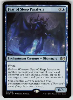 Fear of Sleep Paralysis Normal R Commander: Duskmourn: House of Horror 12 NM - Image 1
