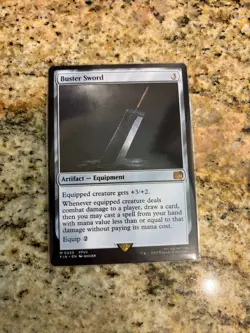 Buster Sword 0255 Regular Artifact Equipment Magic The Gathering Final Fantasy - Image 1