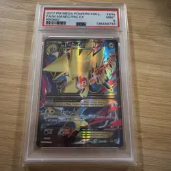 Pokemon PSA 9 M Manectric EX FA 2017 24a/119 Mega Powers Collection English - Image 1