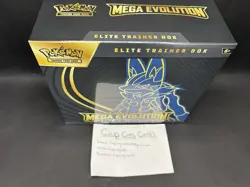 Pokemon TCG Mega Evolution Lucario ETB Elite Trainer Box FACTORY SEALED - Image 1