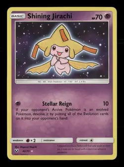 Shining Jirachi Shining Legends 42/73 Pokemon Heavily Played Shigenori Negishi - Image 1