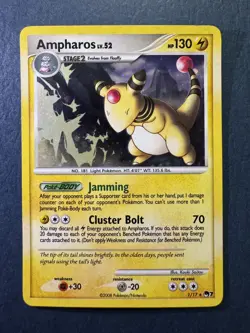 Pokemon TCG Ampharos 1/17 Pop Series 1 Holo - Image 1