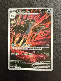 Mightyena 243/217 Me: Ascended Heroes Illustration Rare Pokemon TCG NM Mint - Image 1