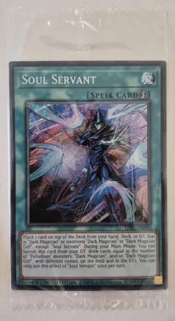 YuGiOh Soul Servant Secret Rare LDS3-EN095 - Image 1