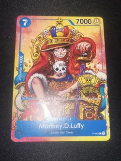 Monkey.D.Luffy (2nd Anniversary Stamped Promo) P-043 - One Piece TCG - English - Image 1