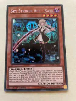 Yugioh Sky Striker Ace - Raye MP19 EN259 Secret Rare 1st ED - Image 1