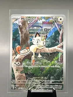 Meowth 106/094 Me02: Phantasmal Flames Holo Illustration Rare - Image 1