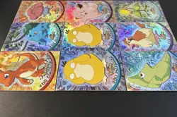 1999 Topps Pokemon HOLO Card Lot (9) Vintage MP/HP Psyduck Charmeleon Vileplume - Image 4