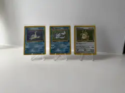 Vintage Pokemon Holo Card Lot WOTC Jungle Fossil Vaporeon Lapras Kangaskhan - Image 3