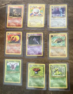 350 Pokemon Cards Vintage Lot – Base Set, Jungle + Fossil - Image 1
