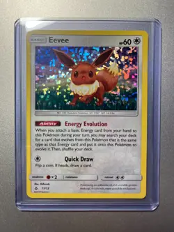 Pokemon TCG McDonald's Eevee Holo Promo Card 11/12 NM Great Condition - Image 1