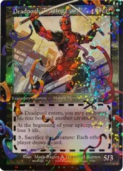 Deadpool, Trading Card (7129) (Pool Party Foil) Secret Lair Drop Foil - Image 1