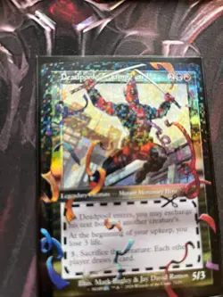 Deadpool, Trading Card (7129) (Pool Party Foil) Secret Lair Drop Foil - Image 2