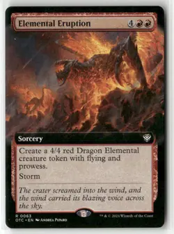 Elemental Eruption (Extended Art) Regular R Commander: Outlaws of Thunder Juncti - Image 1