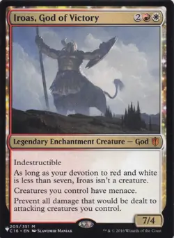 Iroas, God of Victory The List Regular Mythic #205 NM MTG - Image 1
