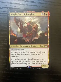 Mogis, God of Slaughter 0089 Commander Duskmourn Mythic MTG DSC EN NM - Image 1