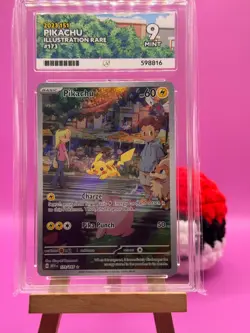 Pikachu Illustration Rare 173/165 151 Pokemon English ACE 9 MINT - Image 2