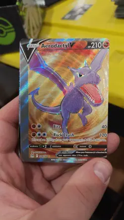 Aerodactyl V 179/196 – Full Art – Miscut Error – Pokemon TCG - Image 1