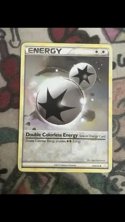 Double Colorless Energy 103/123 Heartgold Soulsilver Regular Uncommon Pokemon - Image 1