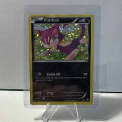 Pokemon TCG Purrloin McDonald's 2012 Promo Holo Basic 009/012 - Image 1