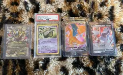Pokemon Lot Swirl PSA Graded 2004 Exeggutor Holo Fire Red Leaf Green - Image 1
