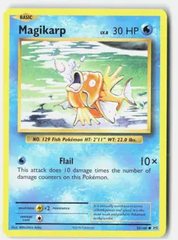 Magikarp 33/108 Common Evolutions Pokemon Lightly Played - Image 1