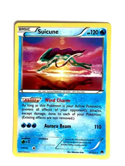 Suicune 30/122 Holo Rare BREAKpoint Pokemon Holo Moderately Played - Image 1