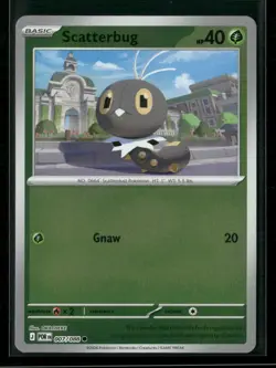 Scatterbug 007/088 Common Perfect Order Pokemon Reverse Holo Near Mint - Image 1