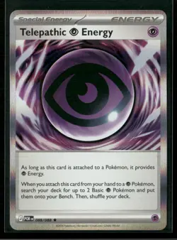 Telepathic Psychic Energy 088/088 Rare Perfect Order Pokemon Holo Near Mint - Image 1