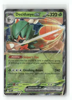 Decidueye ex 012/088 Double Rare Perfect Order Pokemon Holo Near Mint - Image 1
