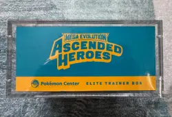 Pokemon Center Ascended Heroes ETB Elite Trainer Box & Acrylic Case - New Sealed - Image 5