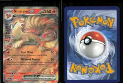 Ninetales ex 038/165 Double Rare 151 Pokemon Near Mint - Image 3