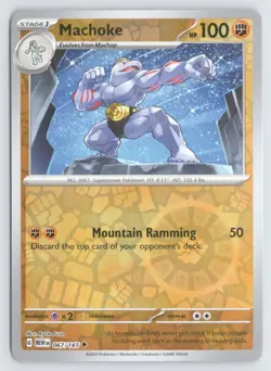 Machoke 067/165 Pokemon 151 Reverse Holo Uncommon Near Mint - Image 1