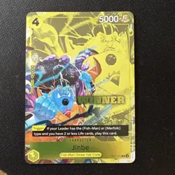 Jinbe Winner Pack 2025 Vol. 3 One Piece Promo Card EB02-055 - Image 1