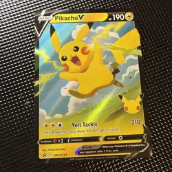 Pikachu V SWSH143 SWSH: Sword & Shield Promo Cards Holo - Image 1