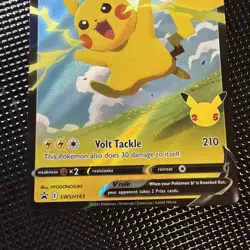 Pikachu V SWSH143 SWSH: Sword & Shield Promo Cards Holo - Image 3