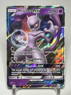 Mewtwo GX 39/74 Pokemon Card Shining Legends - Image 1