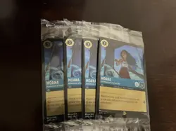 Lorcana Moana 26/P2 Disney TCG Lot of 4 Cards Sealed Cinema - Image 1