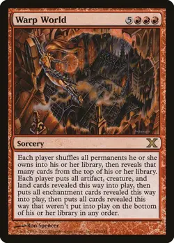 Warp World - 10th Edition - Magic The Gathering - MTG - Image 1
