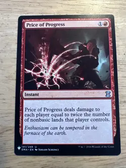 1x Price of Progress (Eternal Masters) NM-Mint, English Mystery Booster / The Li - Image 1