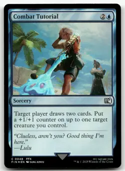 Combat Tutorial #48 (Foil) (NM) Final Fantasy FIN Magic MTG - Image 1