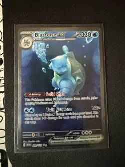 Pokemon Scarlet & Violet 151 TCG Blastoise EX 200/165 SIR Special Illustration - Image 1