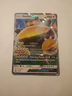 Pokemon TCG Snorlax GX SM Black Star Promo SM05 Promo - Image 1