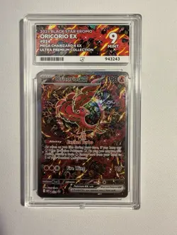 Oricorio ex Ace Grading MINT 9 024 Me: Mega Evolution Promo Holo Pokemon TCG - Image 1