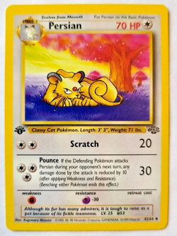Pokemon TCG: Persian Jungle 1st Edition #42/64 VLP - Image 1